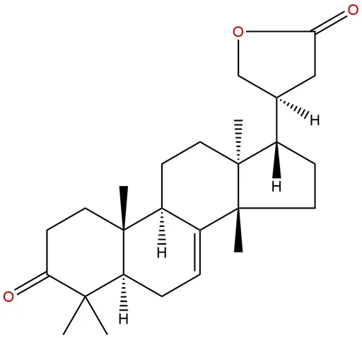 3-Oxo-24,25,26,27-tetranortirucall-7-en-23,21-olide