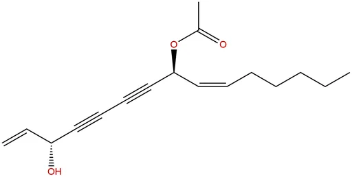 8-Acetoxypentadeca-1,9Z-diene-4,6-diyn-3-ol