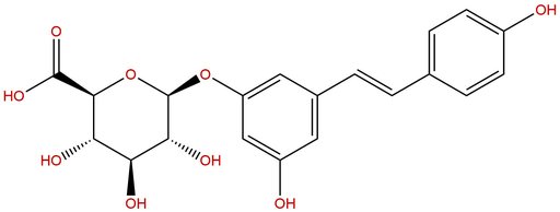 Resveratrol 3-O-glucuronide
