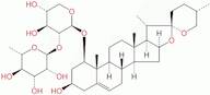 25(S)-Ruscogenin 1-O--L-rhamnopyranosyl-(12)--D-xylopyranoside