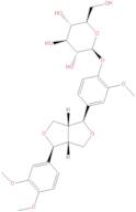 (+)-Pinoresinol monomethyl ether 4-glucoside