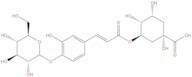 Cyclohexanecarboxylic acid, 3-[[(2E)-3-[4-(D-glucopyranosyloxy)-3-hydroxyphenyl]-1-oxo-2-propen-1-…