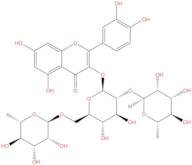 Quercetin 3-O-rutinoside-(1→2)-O-rhamnoside