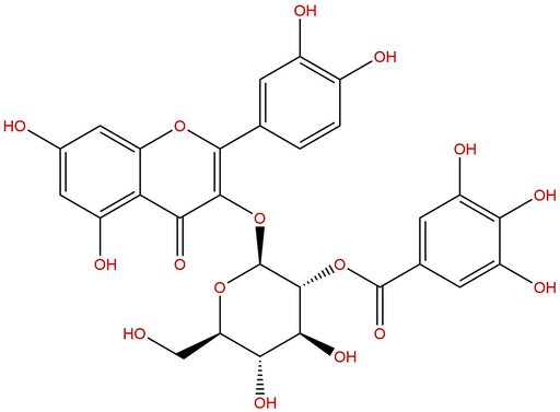 Quercetin-3-O-(2''-O-galloyl)-β-D-glucopyranoside