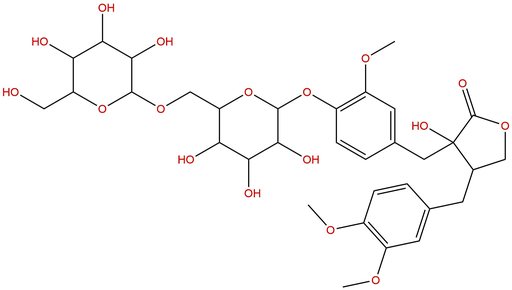 Trachelogenin 4'-O-β-gentiobioside