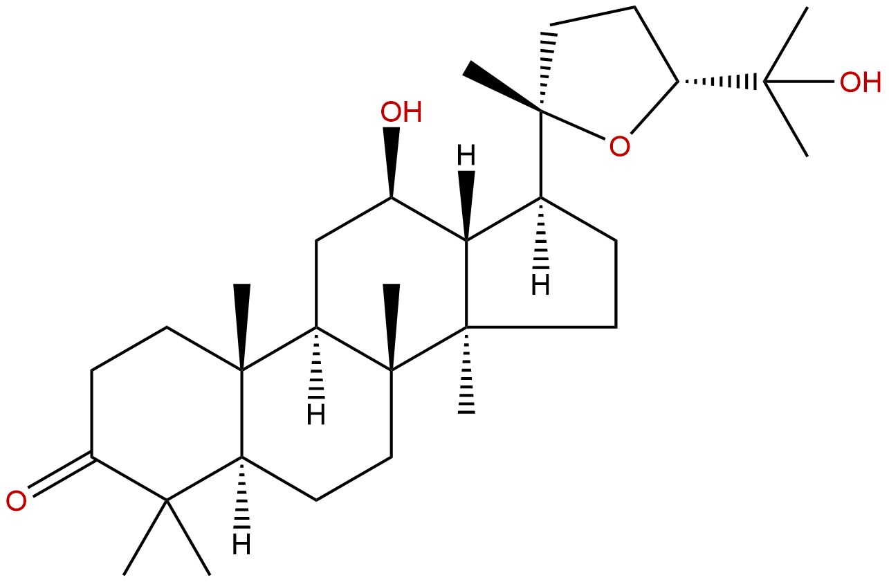 20S,24R-Epoxydammara-12β,25-diol-3-one