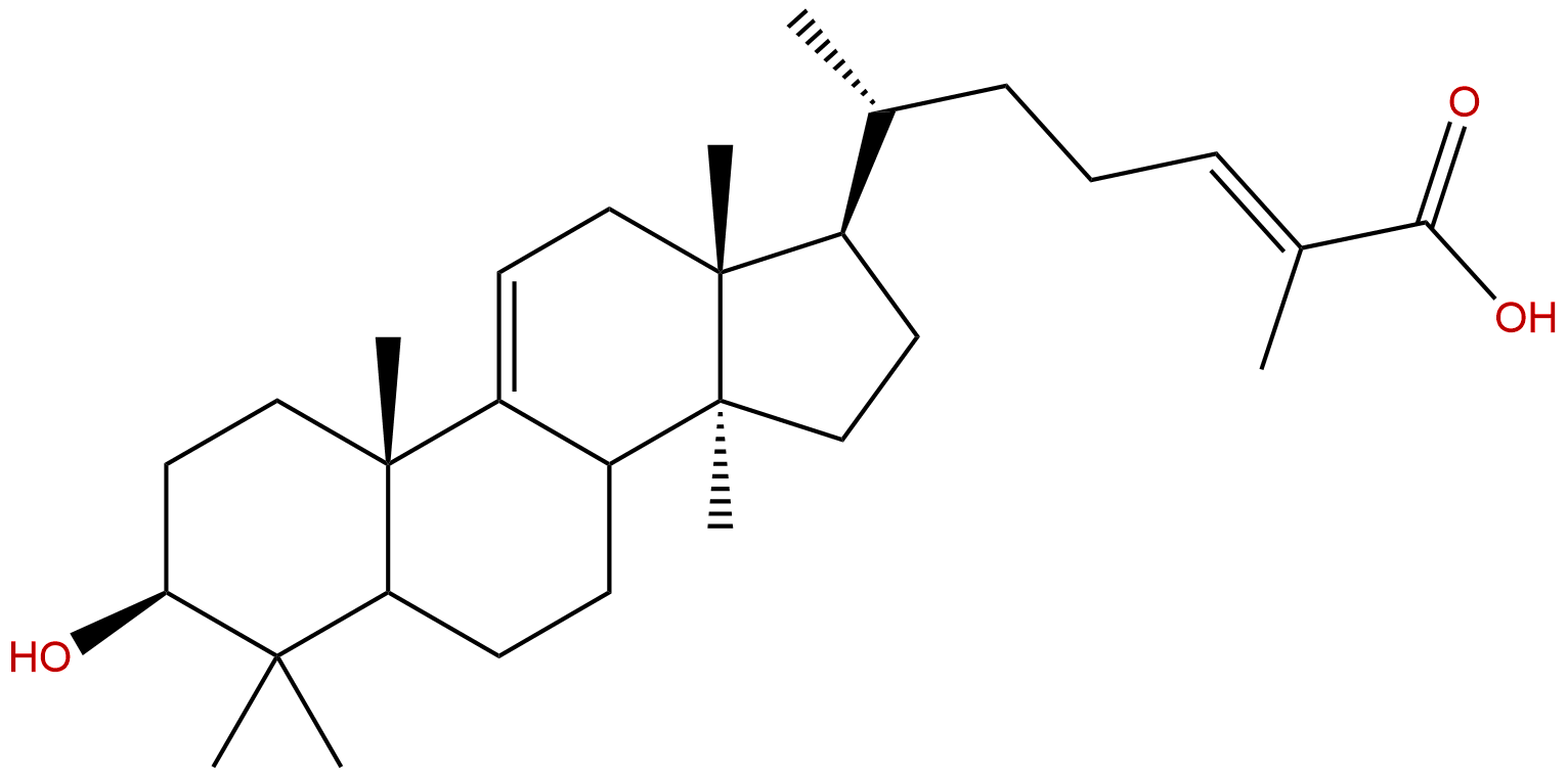 3β-Hydroxylanosta-9(11),24Z-dien-26-oic acid