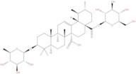 Quinovic acid 3-O-(6-deoxyglucoside) 28-O-glucosyl ester