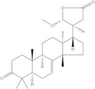 3-Oxo-21α-methoxy-24,25,26,27-tetranortirucall-7-ene-23(21)-lactone