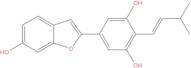 5-(6-Hydroxybenzofuran-2-yl)-2-(3-methylbut-1-enyl)benzene-1,3-diol