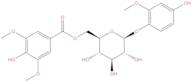 4-Hydroxy-2-methoxyphenol 1-O-(6-O-syringoyl)glucoside