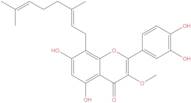 5,7,3',4'-Tetrahydroxy-3-methoxy-8-geranylflavone