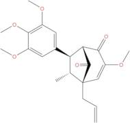 5-Allyl-3-methoxy-6-methyl-7-(3,4,5-trimethoxyphenyl)bicyclo[3.2.1]oct-3-ene-2,8-dione