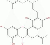 3'-Geranyl-3-prenyl-5,7,2',4'-tetrahydroxyflavone