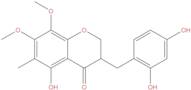 3-(2,4-Dihydroxybenzyl)-5-hydroxy-7,8-dimethoxy-6-methylchroman-4-one