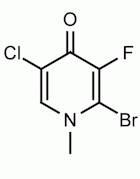 2-Bromo-5-chloro-3-fluoro-1-methylpyridin-4(1H)-one