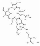 Arginine amide of chlorin e6 trisodium salt