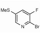 2-Bromo-3-fluoro-5-(methylthio)pyridine