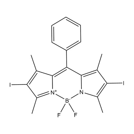 5,5-difluoro-2,8-diiodo-1,3,7,9-tetramethyl- 10-phenyl-5H-4λ4,5λ4-dipyrrolo[1,2-c:2′,1′-f][1,3,2] …