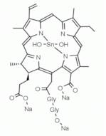 Sn(IV) Chlorin e6 mono-glygly Amide Dihydroxide Trisodium Salt