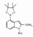 1-Boc-2-trimethylsilylindole-4-boronic acid pinacol ester