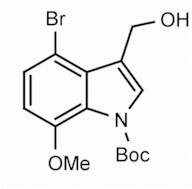 N-Boc-4-bromo-3-(hydroxymethyl)-7-methoxyindole