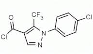 2-(4-Chlorophenyl)-3-(trifluoromethyl)pyrazole-4-carbonyl chloride