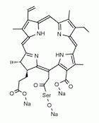 Chlorin e6 serine amide trisodium salt