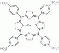 Cu(II) meso-Tetra(4-sulfonatophenyl) porphine (acid form)