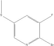 2-Bromo-3-fluoro-5-(methylthio)pyridine