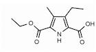 Ethyl 5-carboxy-4-ethyl-3-methyl-2-pyrrolecarboxylate