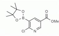 Methyl 6-chloro-5-(4,4,5,5-tetramethyl-1,3,2- dioxaborolan-2-yl)pyridine-3-carboxylate