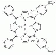 meso-Tetraphenylporphine disulfonic acid dihydrochoride (TPPS2 adjacent isomer)