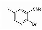 2-Bromo-5-methyl-3-(methylthio)pyridine