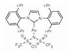 (1,3-bis(2,6-diisopropylphenyl)-1,3-dihydro-2H-imidazol-2-ylidene)((1,1,1-trifluoro-N-((trifluoromethyl)sulfonyl)methyl)sulfonamido)gold(I)