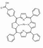 Pt(II) 5-(4-carboxyphenyl)-10,15,20 triphenyl porphine