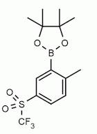 (2-Methyl-5-((trifluoromethyl)sulfonyl)phenyl)boronic acid pinacol ester