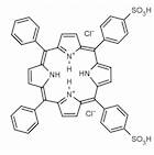 meso-Tetraphenylporphine disulphonic acid dihydrochoride (TPPS2 adjacent isomer)