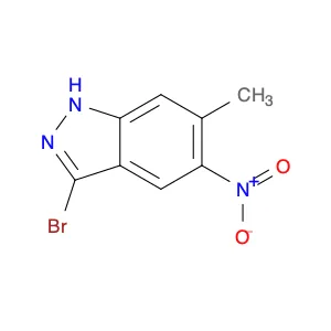 3-Bromo-6-methyl-5-nitro-1H-indazole