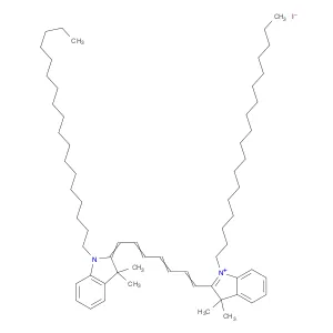 3H-Indolium, 2-[7-(1,3-dihydro-3,3-dimethyl-1-octadecyl-2H-indol-2-ylidene)-1,3,5-heptatrien-1-yl]…