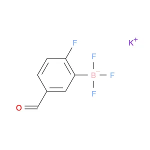 Borate(1-), trifluoro(2-fluoro-5-formylphenyl)-, potassium (1:1), (T-4)-
