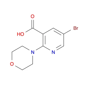 5-Bromo-2-morpholinonicotinic acid