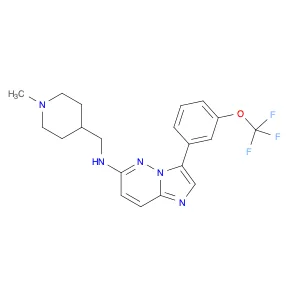 Imidazo[1,2-b]pyridazin-6-amine, N-[(1-methyl-4-piperidinyl)methyl]-3-[3-(trifluoromethoxy)phenyl]-