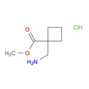 Cyclobutanecarboxylic acid, 1-(aminomethyl)-, methyl ester, hydrochloride (1:1)