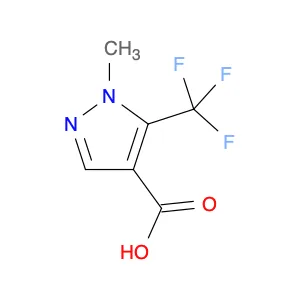 1H-Pyrazole-4-carboxylic acid, 1-methyl-5-(trifluoromethyl)-