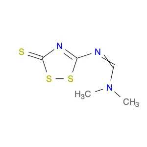 ((Dimethylamino-methylidene)amino)-3h-1,2,4-dithiazoline-3-thione