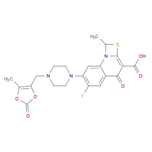1H,4H-[1,3]Thiazeto[3,2-a]quinoline-3-carboxylic acid, 6-fluoro-1-methyl-7-[4-[(5-methyl-2-oxo-1,3…
