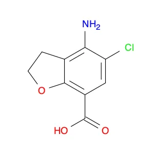 4-Amino-5-chloro-2,3-dihydrobenzofuran-7-carboxylic Acid