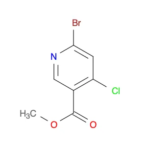 3-Pyridinecarboxylic acid, 6-bromo-4-chloro-, methyl ester