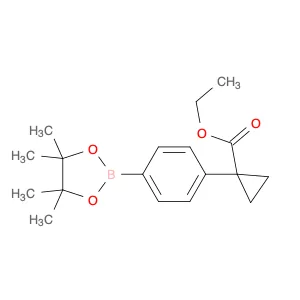 Cyclopropanecarboxyl​ic acid, 1-​[4-​(4,​4,​5,​5-​tetramethyl-​1,​3,​2-​dioxaborolan-​2-​yl)​pheny…